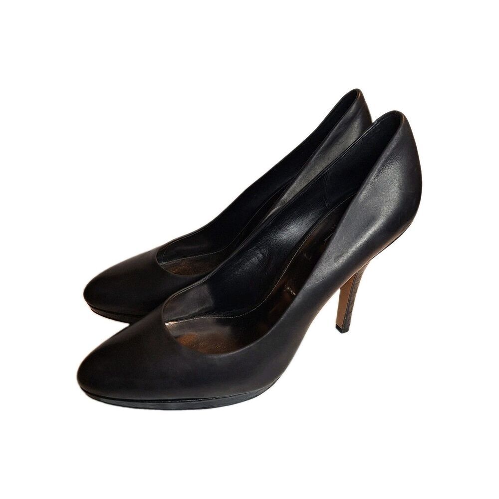 Coach Black Leather Women's Pumps Shoes. Size 10